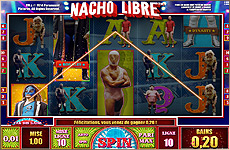 Bonus gagnant sur la slot Nacho Libre !