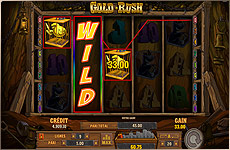 Bonus machine à sous Gold Rush