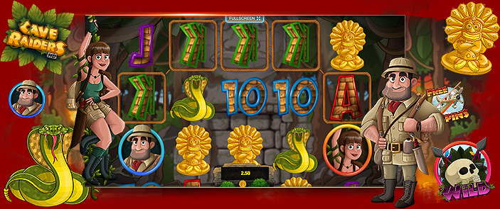 Casino de jeu machine à sous Cave Raiders de Nektan