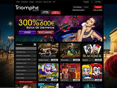 Jouez sur le casino en ligne : Casino Triomphe