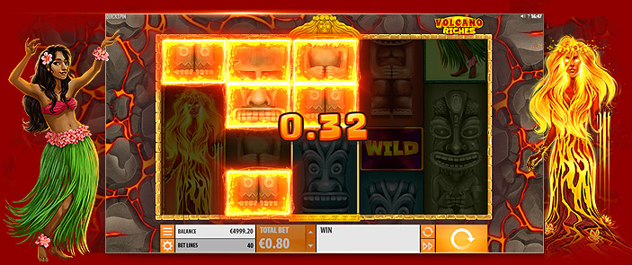 Machine à sous vidéo Volcano Riches de Quickspin : un jeu de casino incroyable !