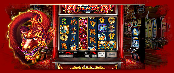 Machine à sous sur The Legendary Red Dragon, un jeu de casino Red Rake