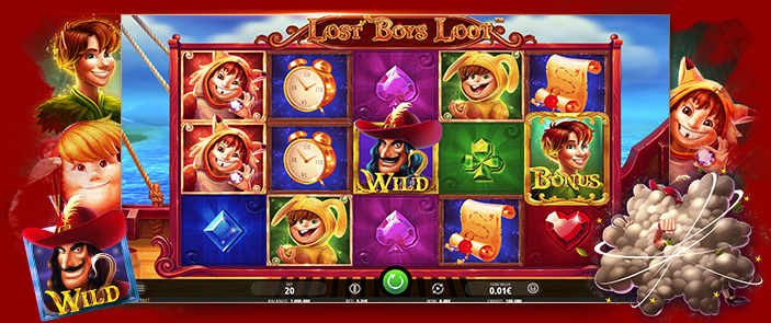 Machine à sous Peter Pan iSoftbet : Lost Boys Loot, jeu de casino avec bonus !
