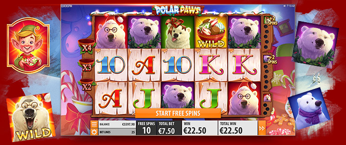 Que penser de la machine à sous Polar Paws de Quickspin, un jeu de casino réussi ?