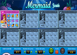 Jeux de grattage en ligne Mermaid Scratch