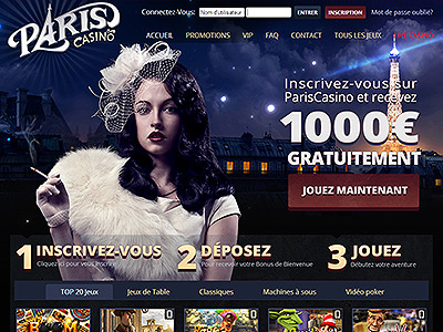 Jouez sur le casino en ligne : Casino Paris