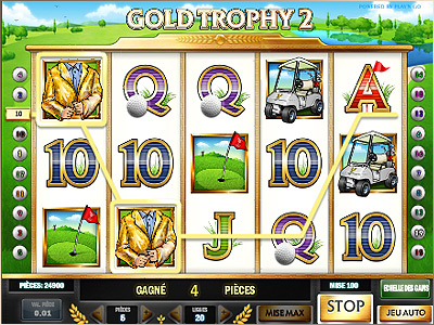 Bonus machine à sous Play'n Go de 20 lignes, Gold Trophy 2