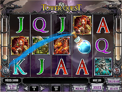 Machine à sous Play & Go en français Tower Quest