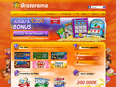 Site de jeux de grattage en ligne Gratorama