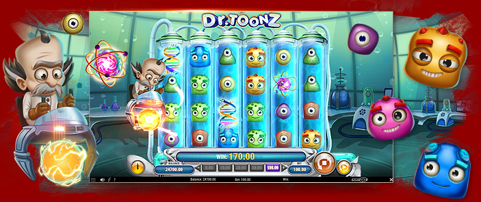 Découvrez comment gagner sur le jeu de casino Dr. Toonz de Play'n Go !