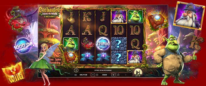 Enchanted: Forest of Fortune - Un jeu de casino avec bonus garantis par Betsoft Gaming