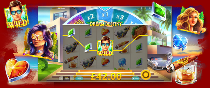 Devenez riche avec le casino en ligne et la machine à sous Dream Destiny de Red Tiger!