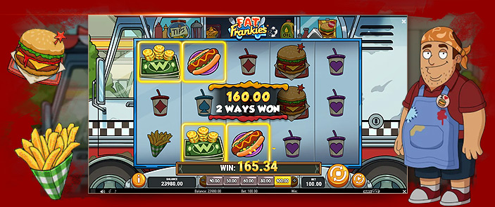 Fat Frankies, machine à sous Play'n Go thème fast food avec bonus incroyables !