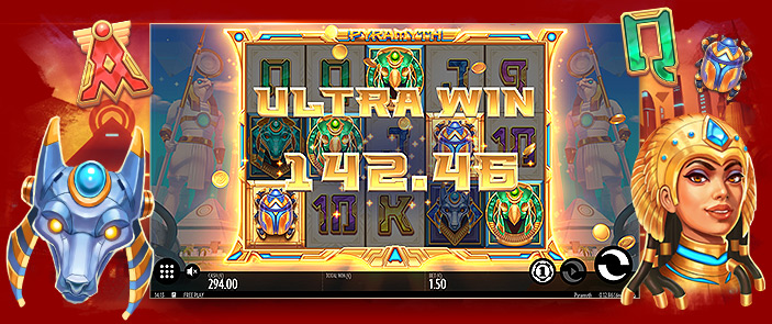 Remportez le jackpot sur la machine à sous Pyramyth de Thunderkick, un jeu de casino fun
