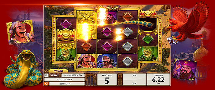 Jeu de casino gratuit Quickspin : Sinbad, une machine à sous fantastique !