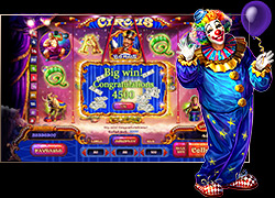 Circus, une machine à sous Playson sur le cirque !