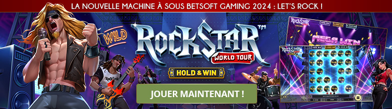Machine à sous Rockstar World Tourde Betsoft Gaming