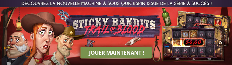 Machine à sous Sticky Bandits Trail of Blood
