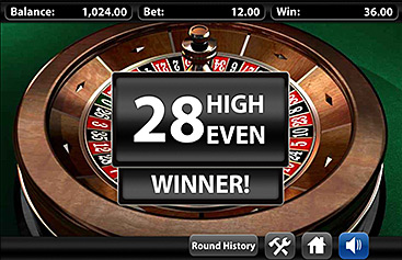 Jouer à la Roulette de casino sur iPad